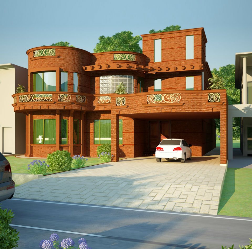 3D Front Elevation Of House Good Decorating Ideas