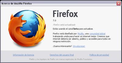 Descargar Mozilla Firefox 7 Beta 1