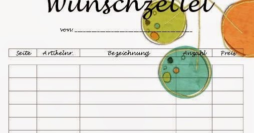 stempelTisch - Ideen mit den Produkten von Stampin´Up!: Wunschzettel