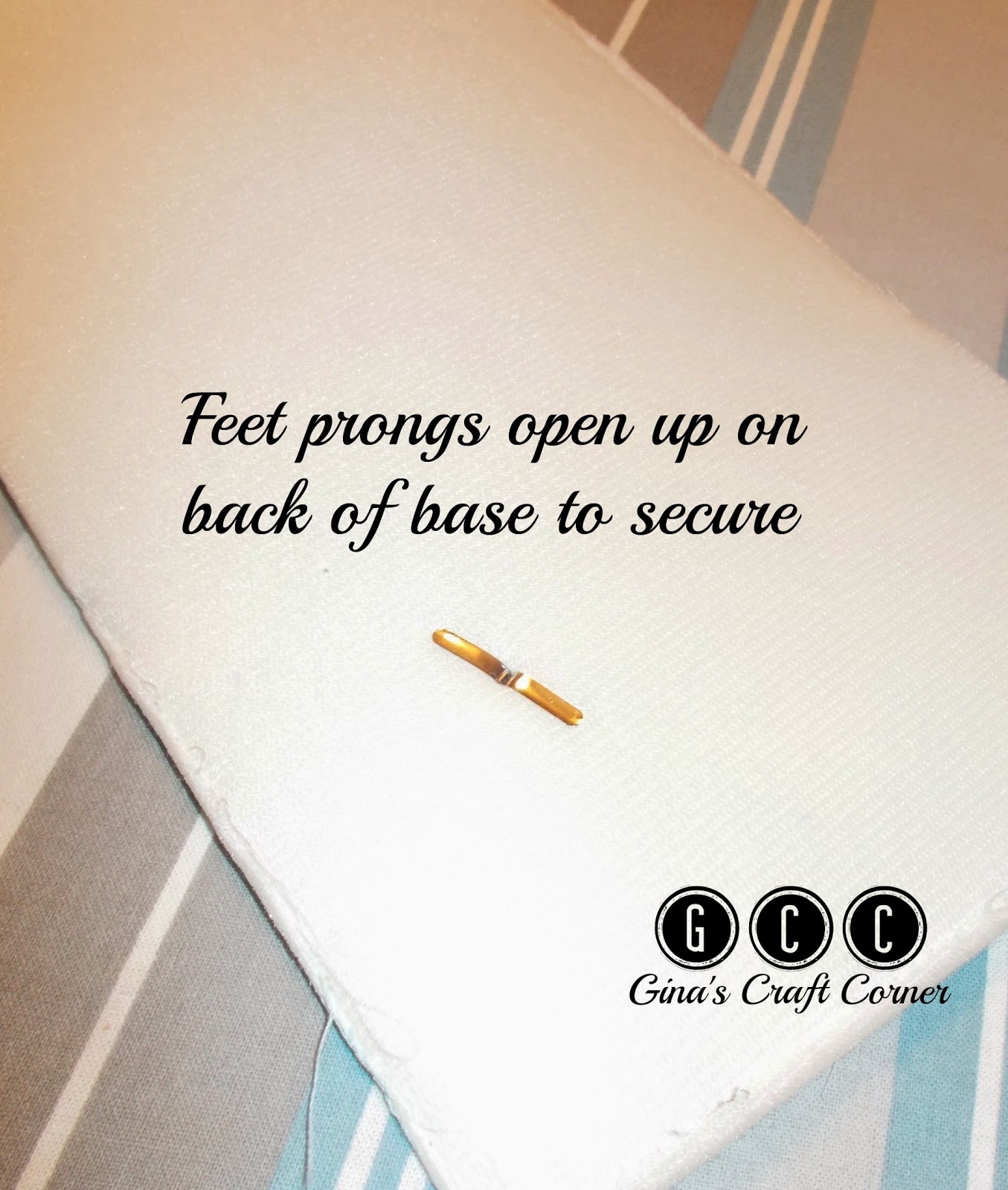 Gina's Craft Corner How to Add Purse Feet to Your Handcrafted Handbags