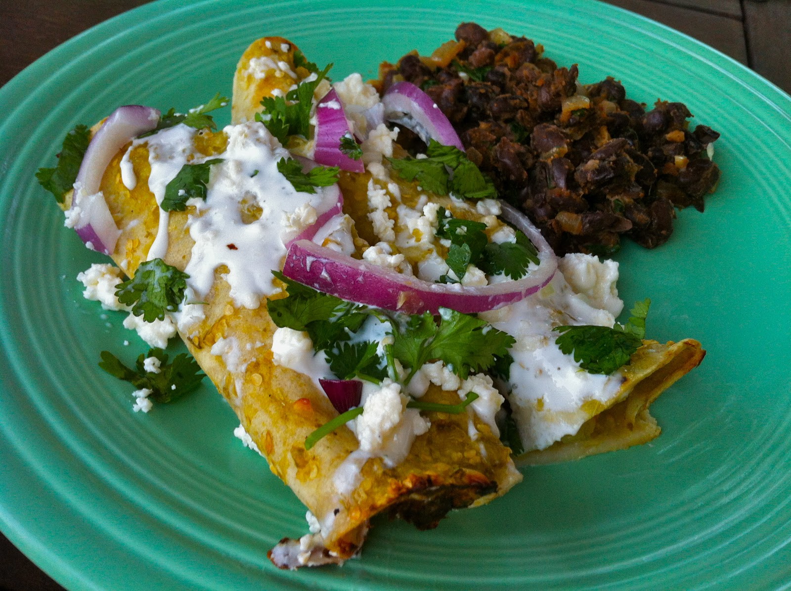 Simple Pleasures Grilled Seafood Enchiladas