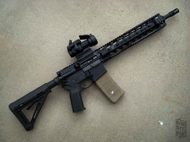BLK RFL DIV A2 Front Sight Modification to a Low Profile Gas Block