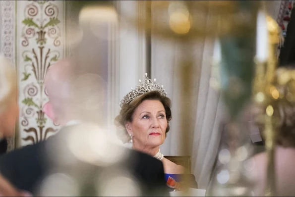 King Harald and Queen Sonja, Crown Princess Mette-Marit and Crown Prince Haakon, Princess Astrid and Mrs Ferner 