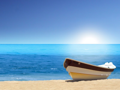  Boat Sea Beach HD Wallpaper Desktop