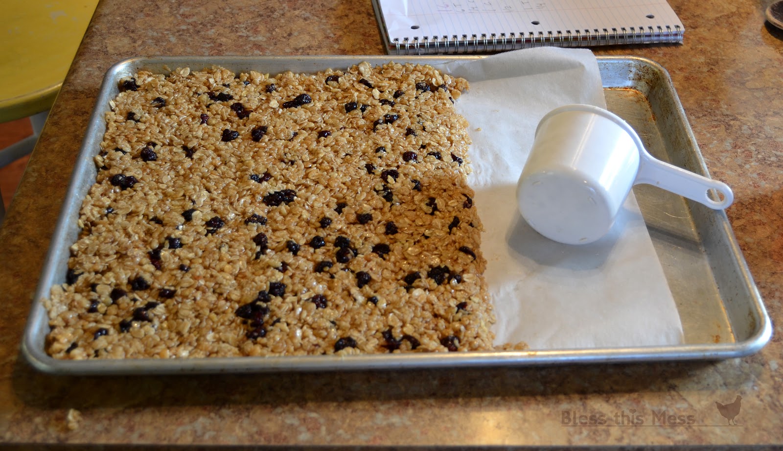 white chocolate granola bars Bless This Mess