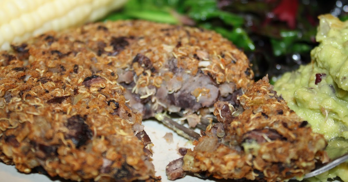 Fit & Healthy Mommy Black Bean Quinoa Burgers Recipe