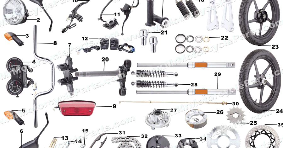 Yamaha Ybr 125 Owner Blog Yamaha Ybr 125 Parts Photos