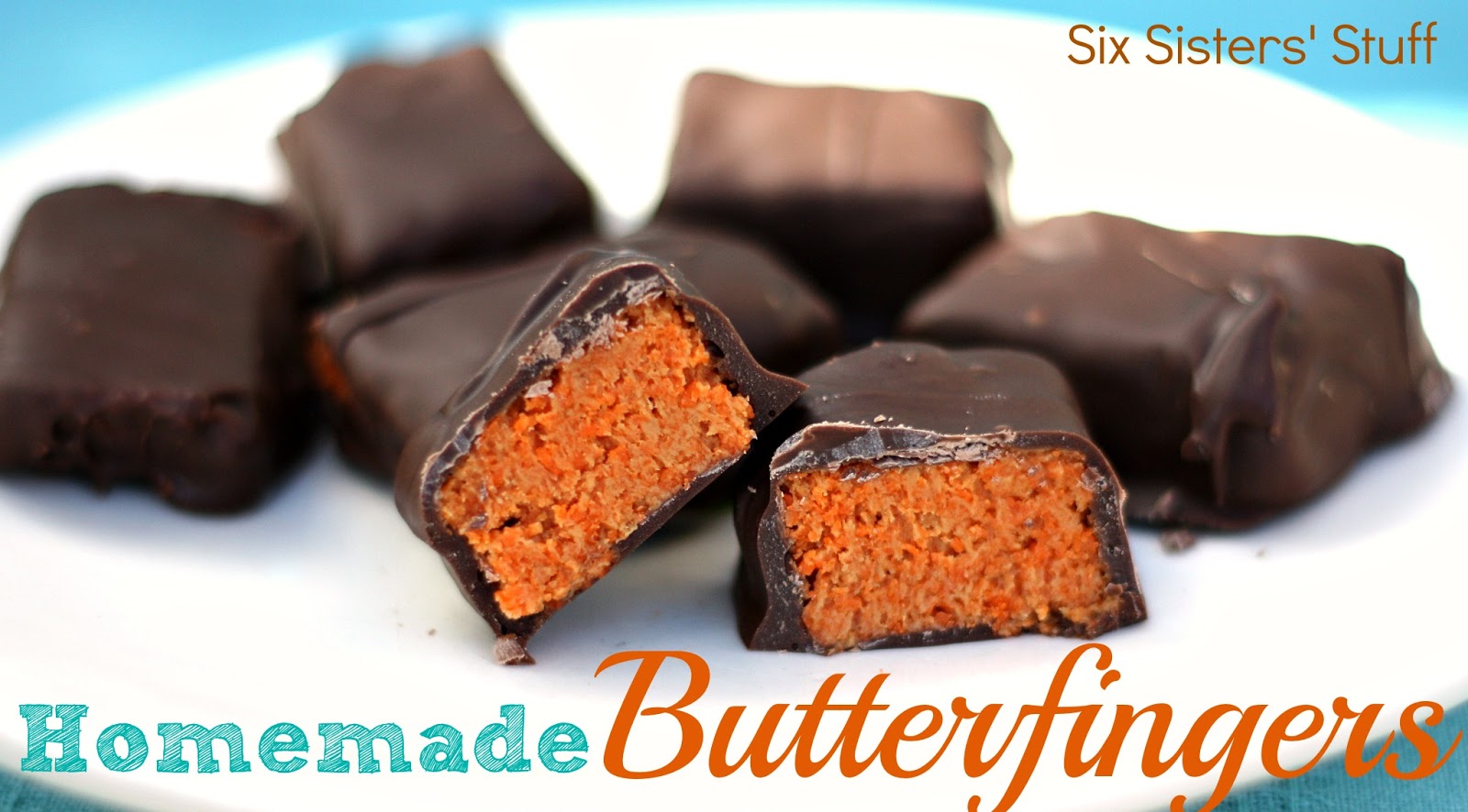 Homemade Butterfinger Candy Bars Six Sisters' Stuff