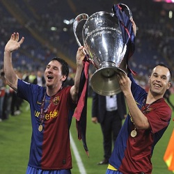 DP Messi dan Iniesta