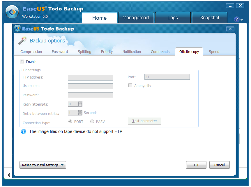 EaseUS Todo Backup software for data backup and recovery