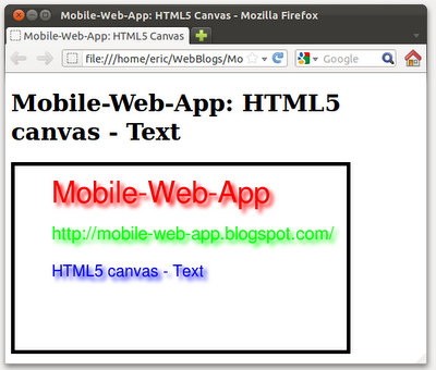 HTML5 Canvas - Apply shadow of Text HTML5 Canvas - Apply shadow of Text