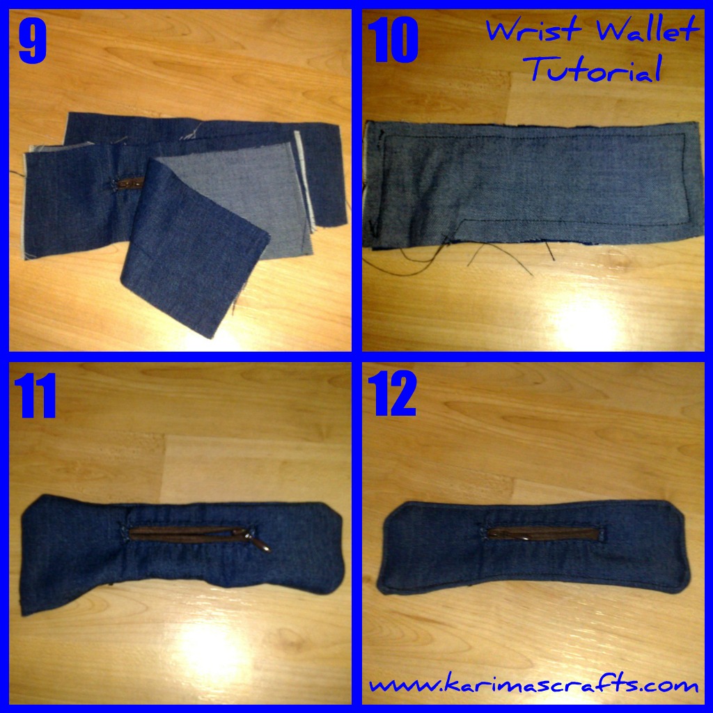 Karima's Crafts Wrist Wallet Tutorial