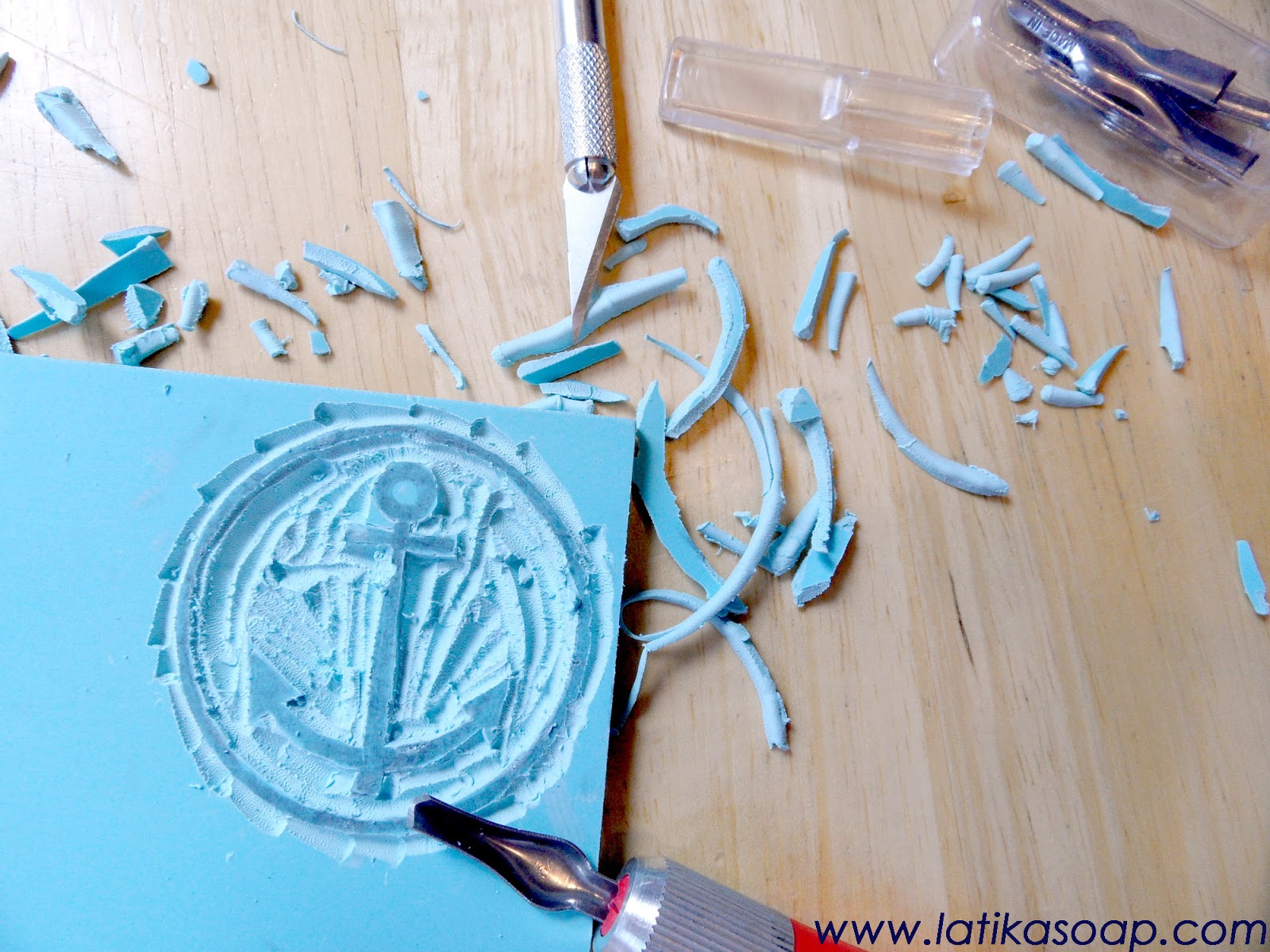 DIY Rubber stamp Latika Body Essentials