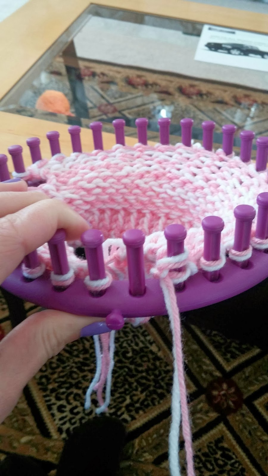 Corky Crafts & Knit Hats Loom Knitting a Dog Sweater