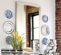 Serving trays on the walls unusual wall decor ideas