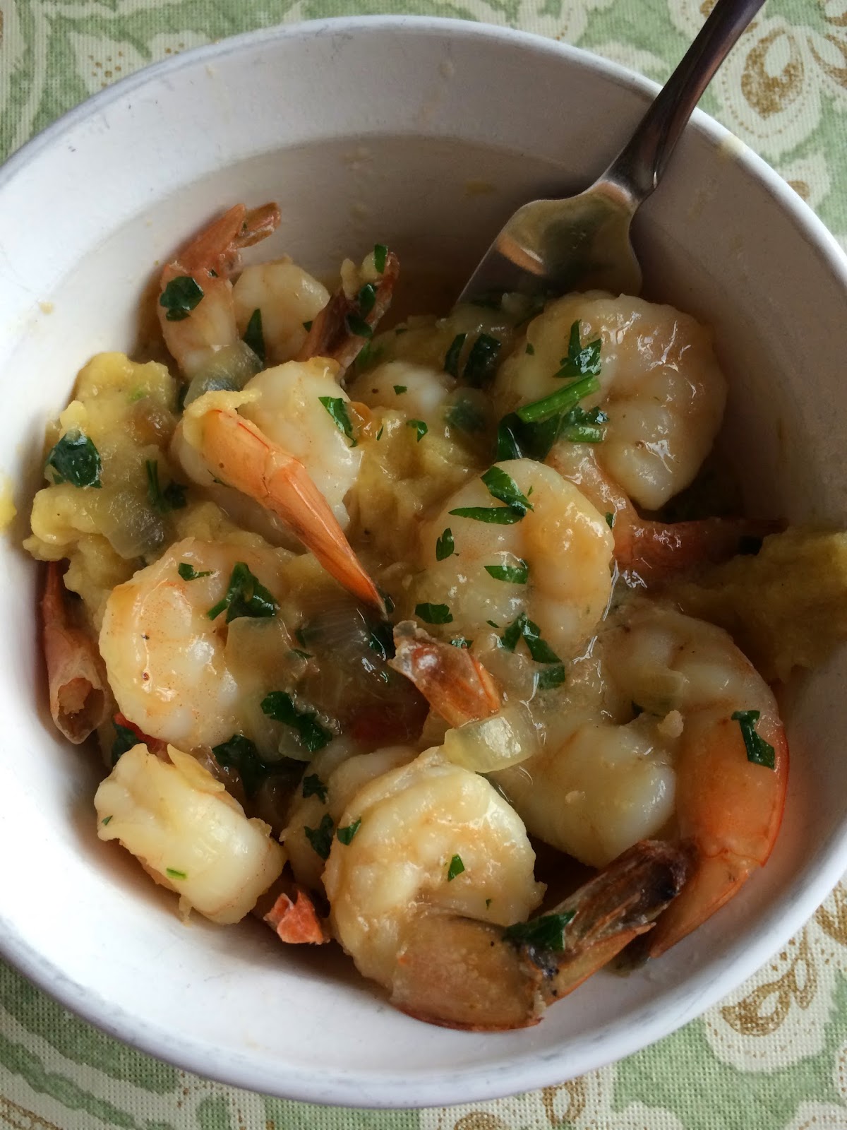 Felicia's Delicias Speaking of Food Shrimp and Grits (Gluten Free