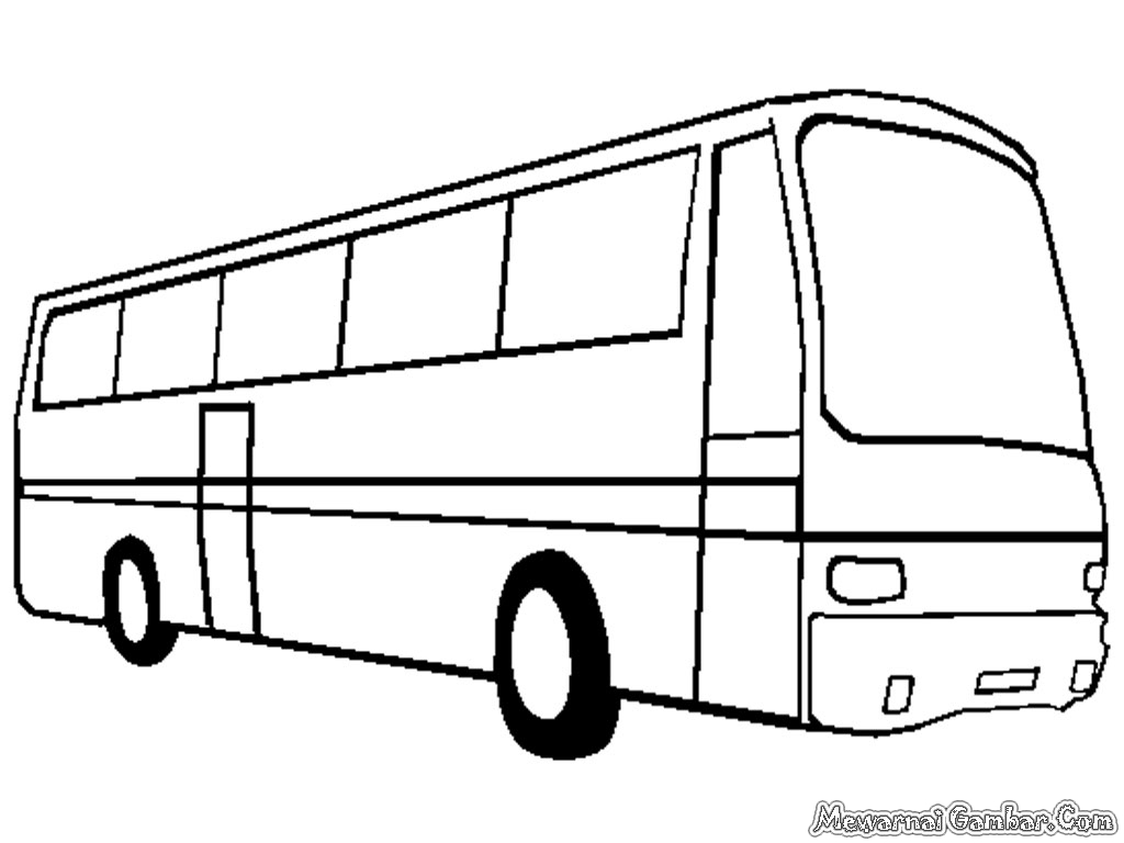 Gambar Bus Cartoon ClipArt Best Aneka Gambar Bus Klakson Telolet