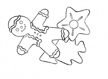 Christmas Cookies Coloring Pages