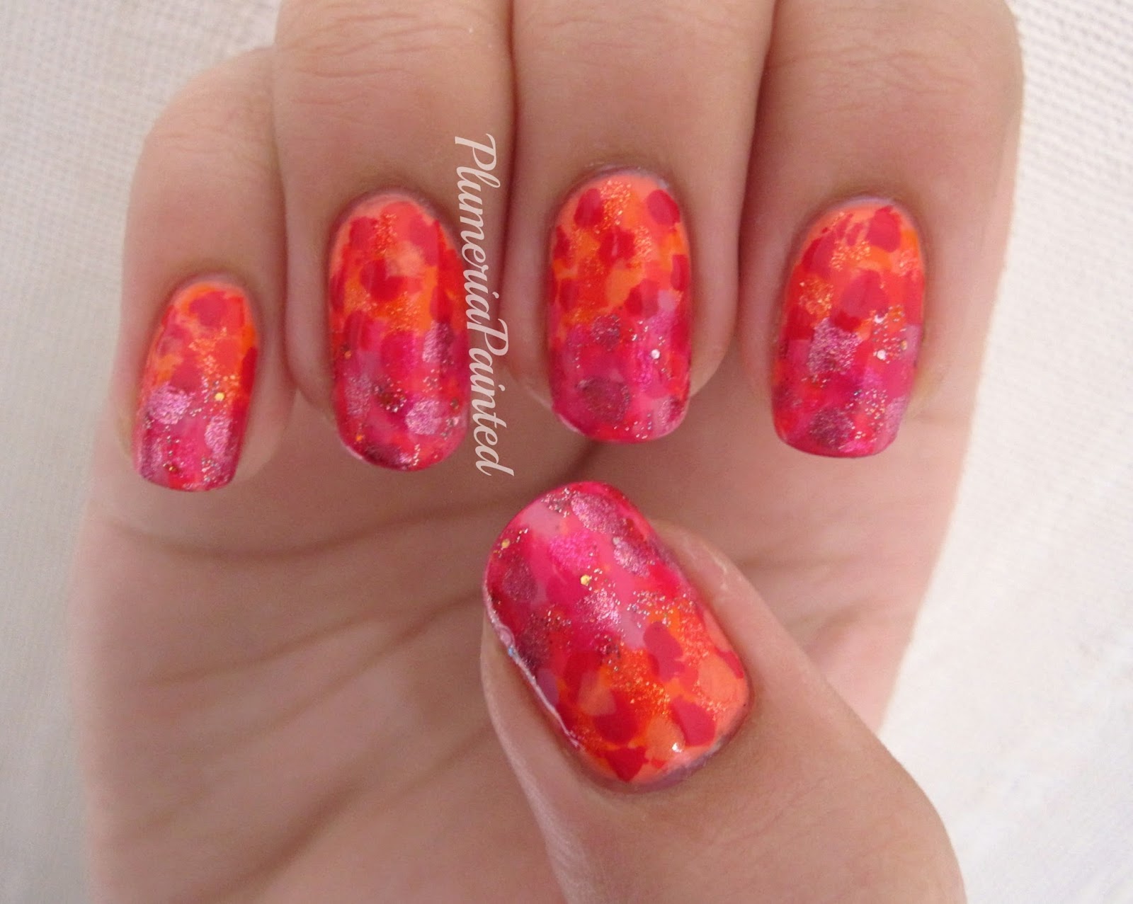 10. "Fish Scale Nail Art with Rhinestones and Gems" - wide 2