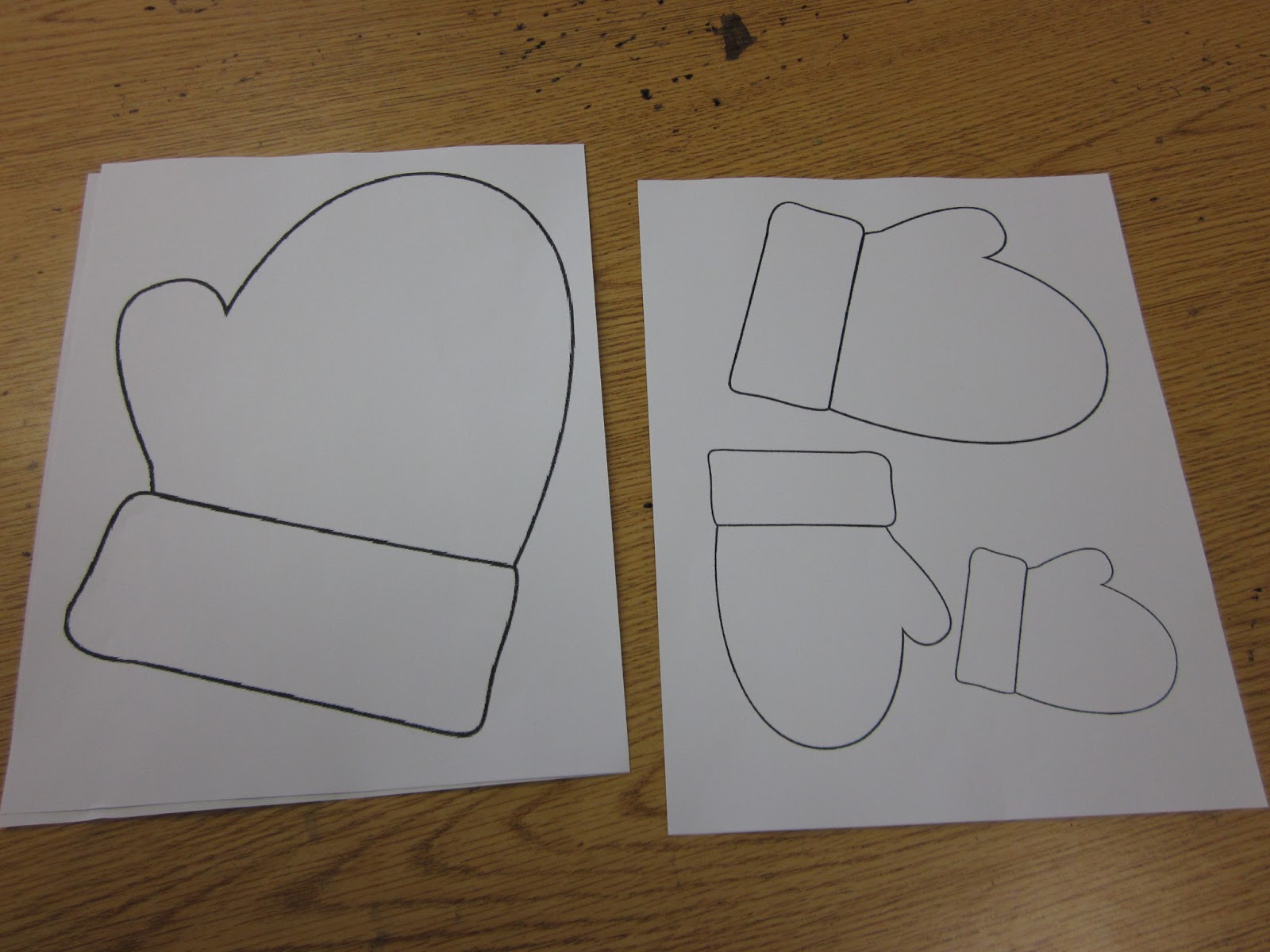 First Grade Fairytales Mitten Measurement & a FREEBIE