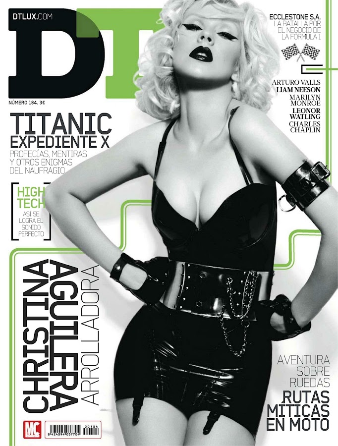 Christina Aguilera on the April 2012 issue of DT Spain Magazine