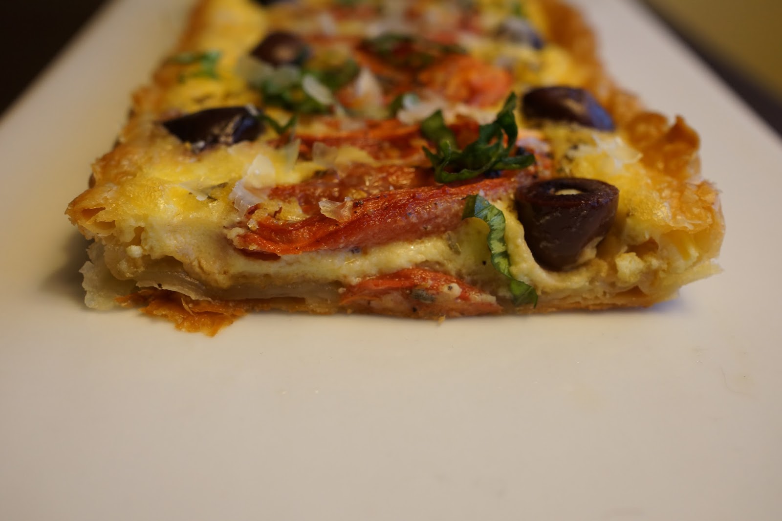 Flan tomato confit tart Chef Rachida