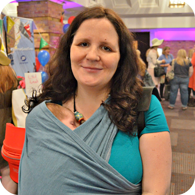 Babywearing with Little E at Britmums Live