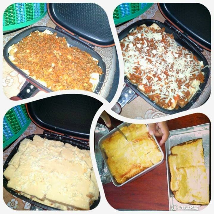 Resepi Roti Lapis Daging Aka Lasagna