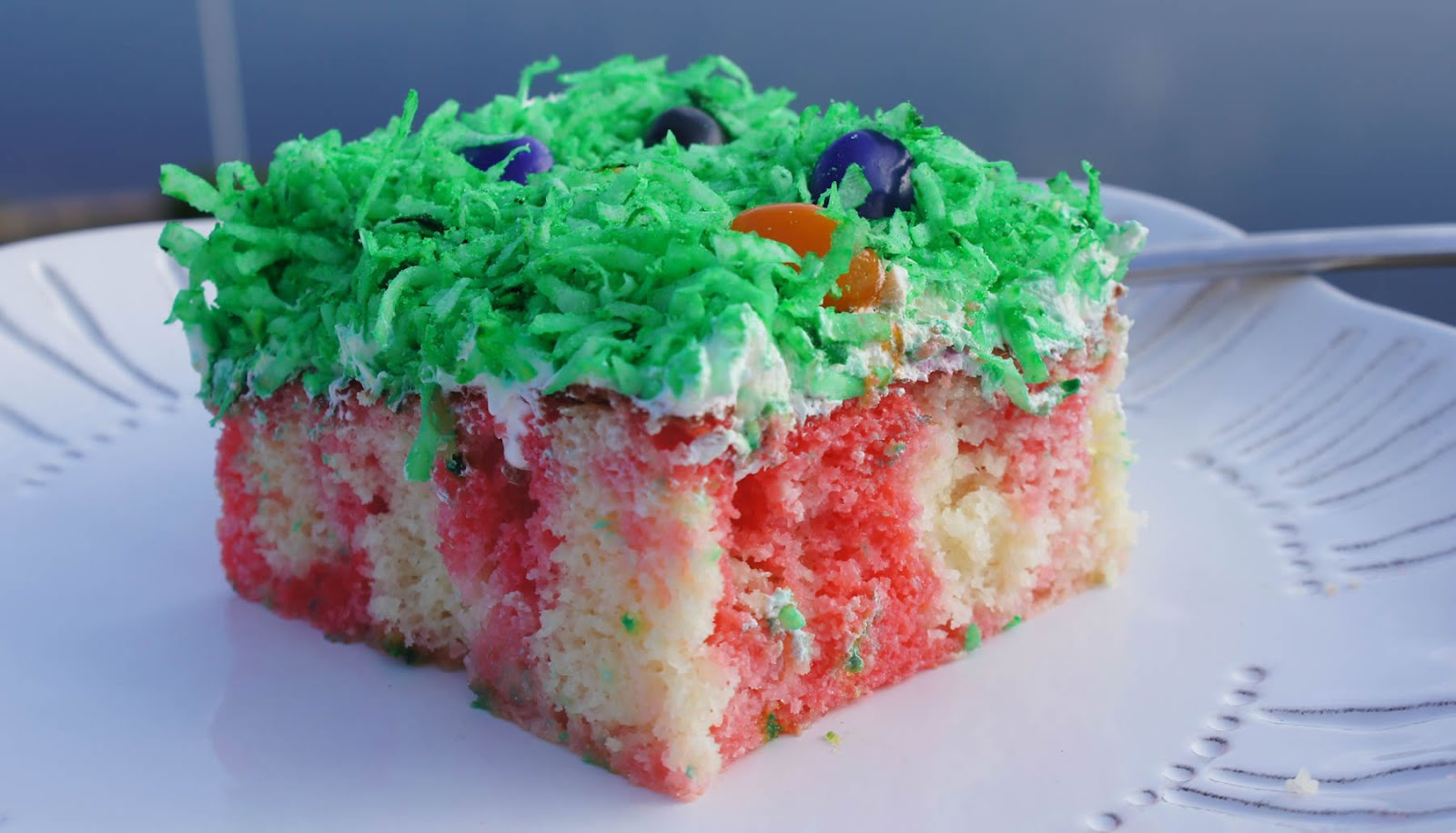 Little Bit of Everything Jelly Bean Poke Cake