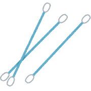 耳かき・めん棒のイラスト