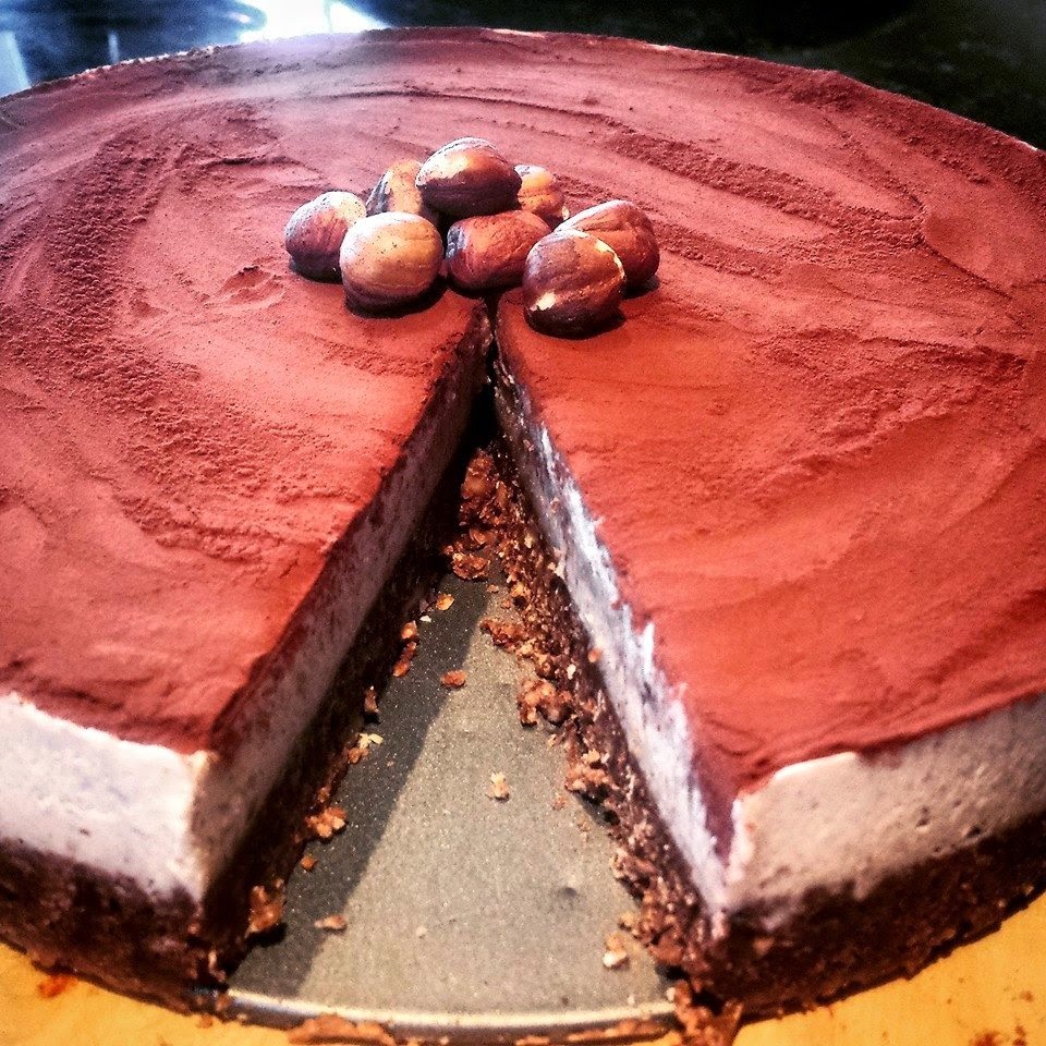 Chickpea Living RAW Vegan Chocolate Hazelnut Cheesecake