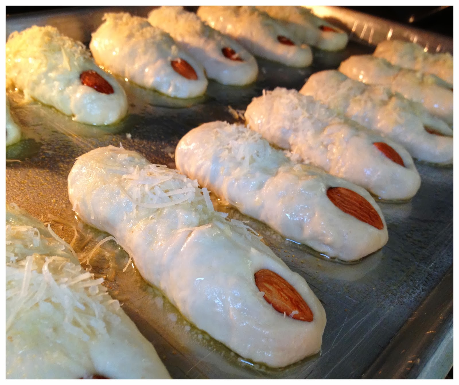 Pink Cookies with Sprinkles Finger Bread Sticks... perfect for Halloween!
