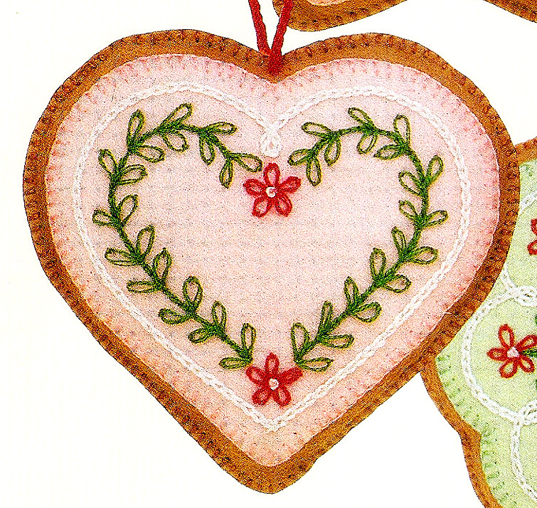 Mommys apron strings digitized christmas ornament