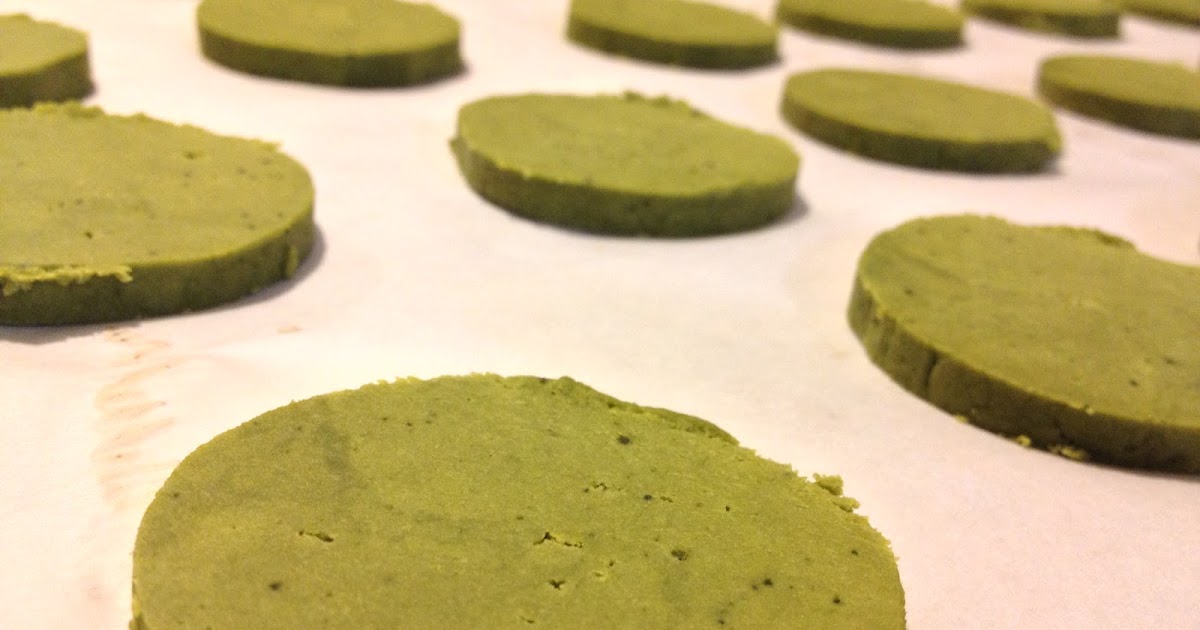 Food Locker Matcha green tea biscuits (and a latte)