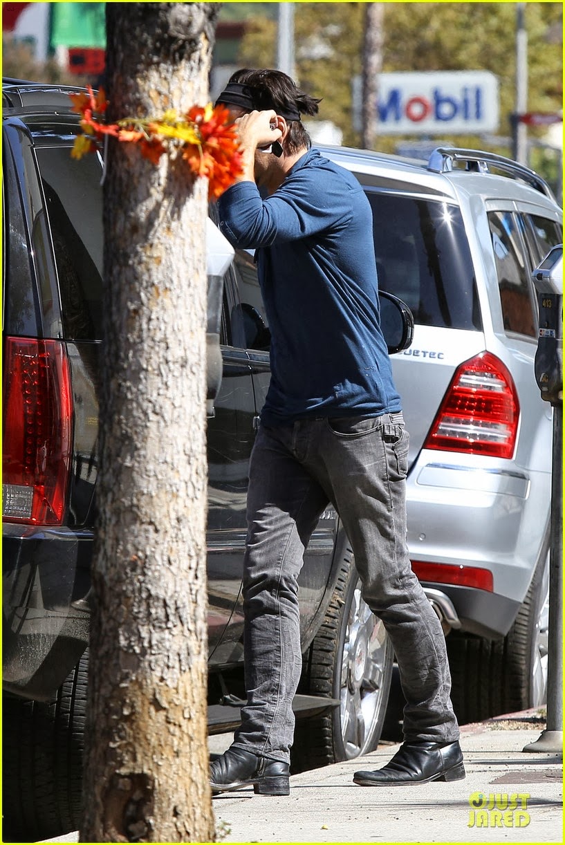 Celeb Diary Colin Farrell The Coop in Studio City