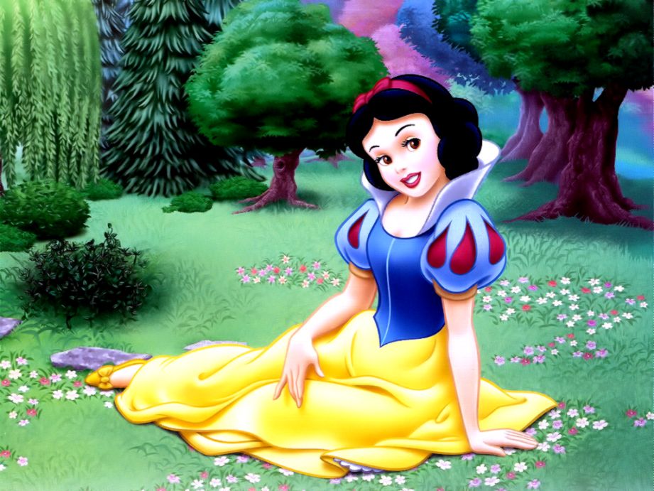 Snow White Cartoon Forest Desktop Wallpaper Wallpaper Background HD