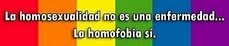 L'omosessualità non è una malattia