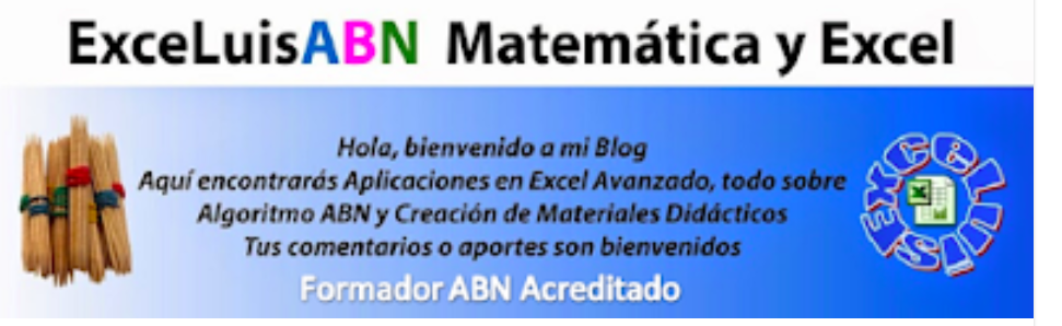 EXBLOG CELUISABN MATEMÁTICA Y EXCEL