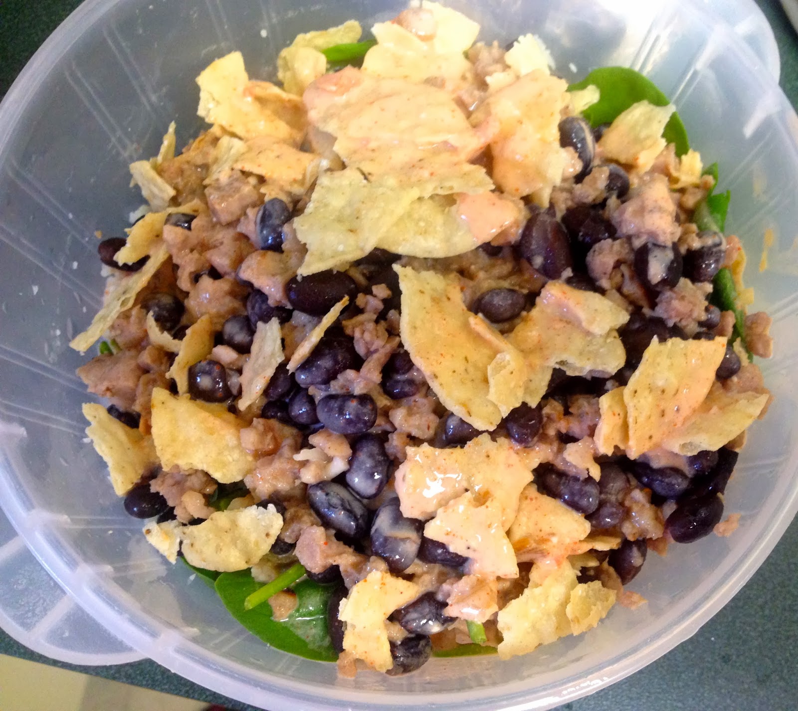 Chef Shann Taco Salad with a Taco Seasoning Dressing