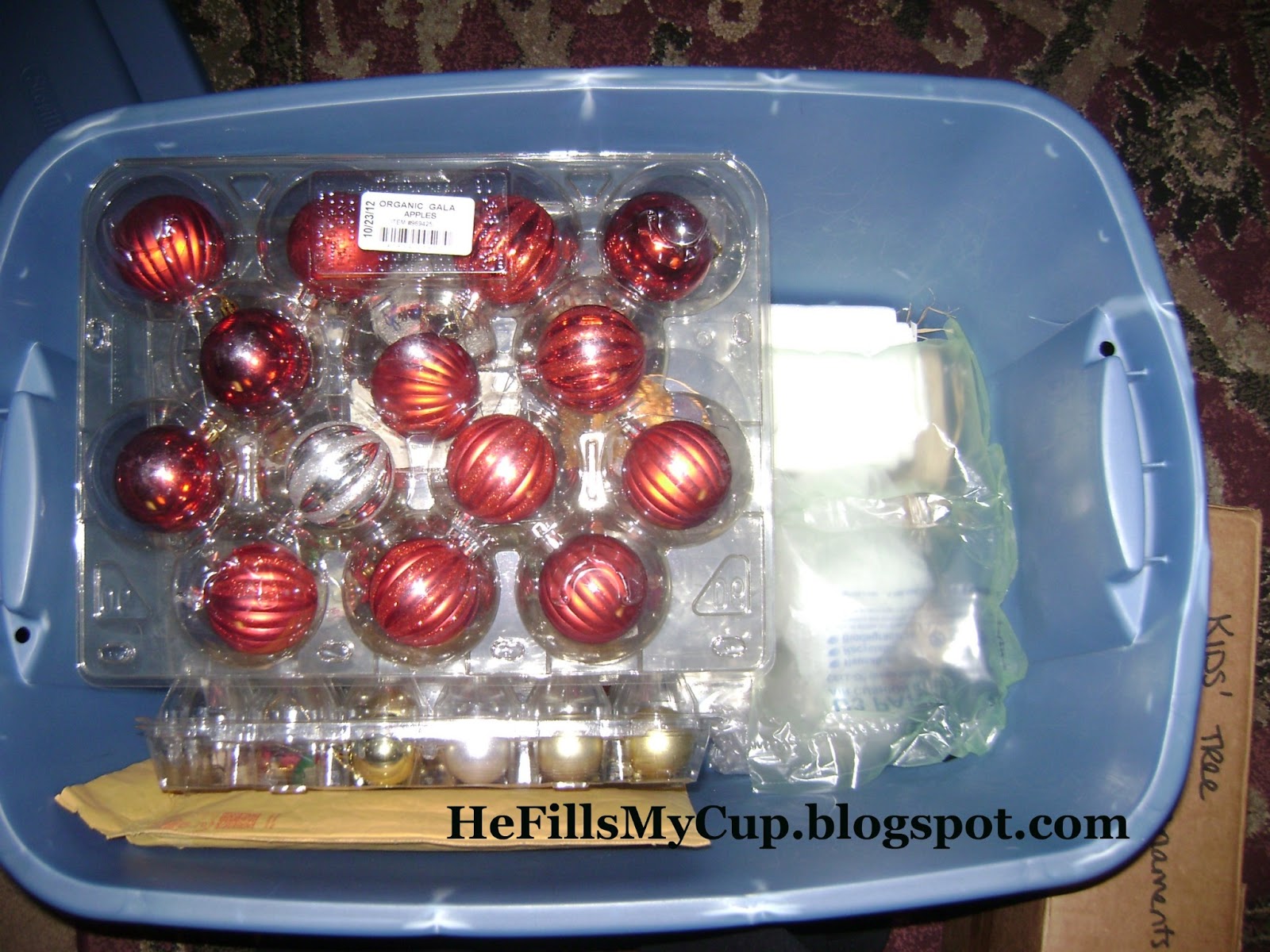 He Fills My Cup A Fast & Easy (& Free!) Way to Store All Those Christmas Ornaments