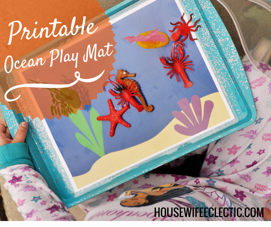 Printable Ocean Play Mat Housewife Eclectic