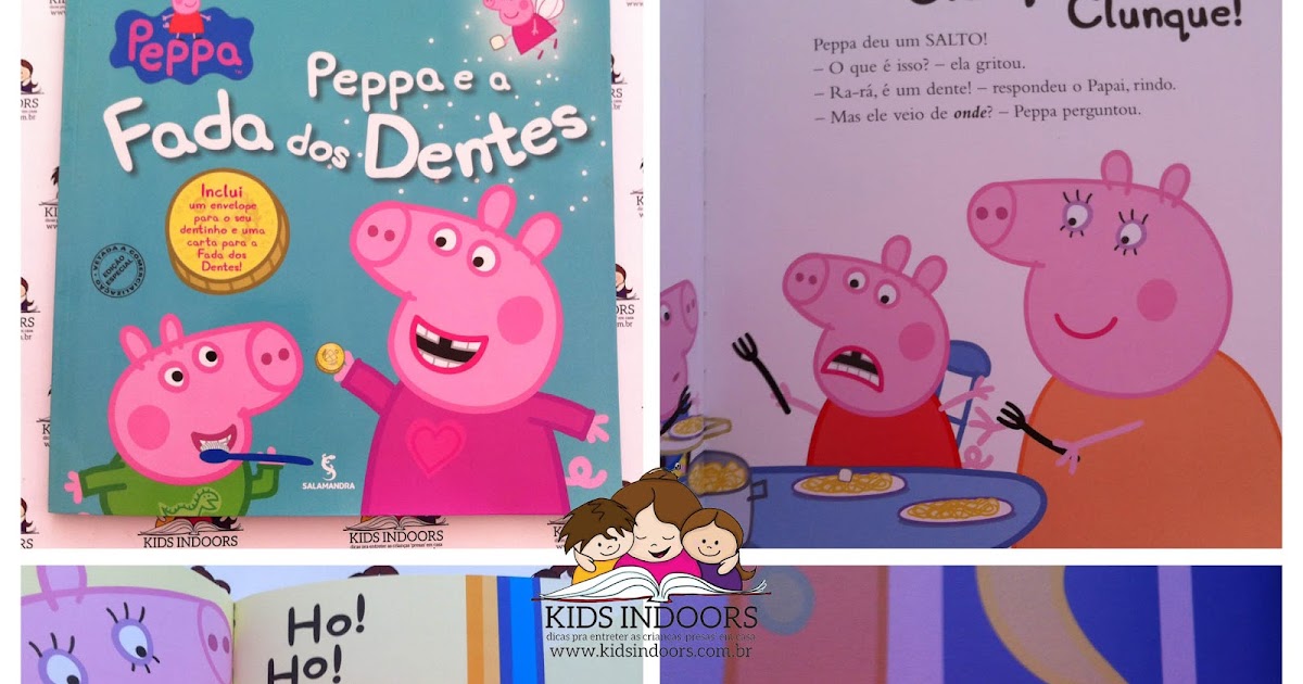 Casinha Peppa Pig e Rebeca