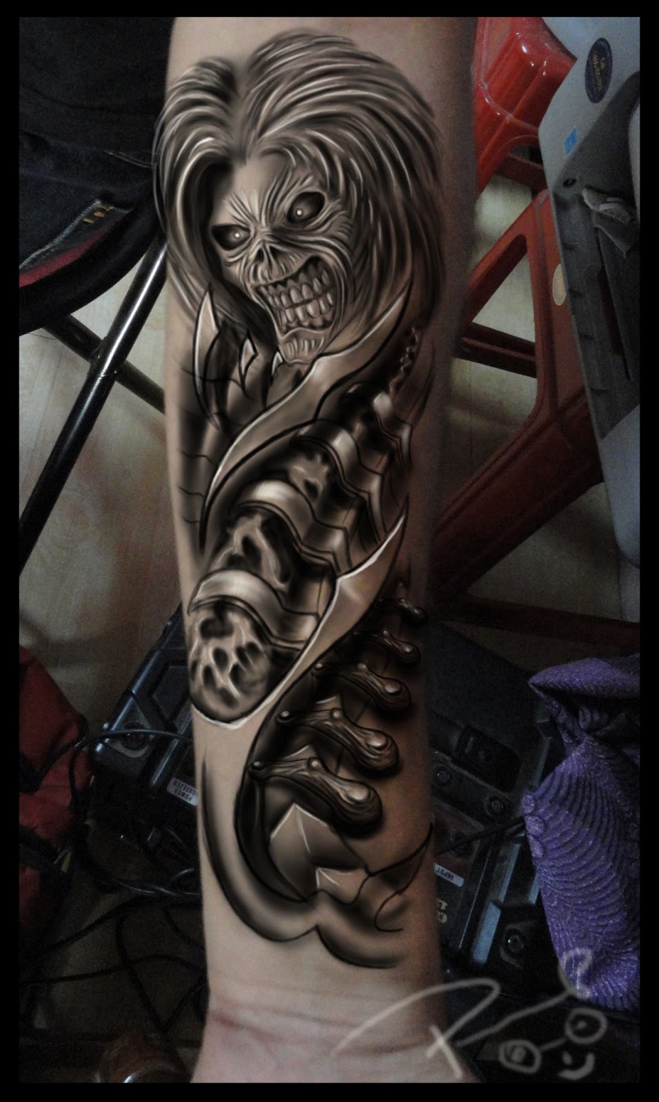Best Tattoo Studio in Bangalore | Astron Tattoos | India: Iron Maiden