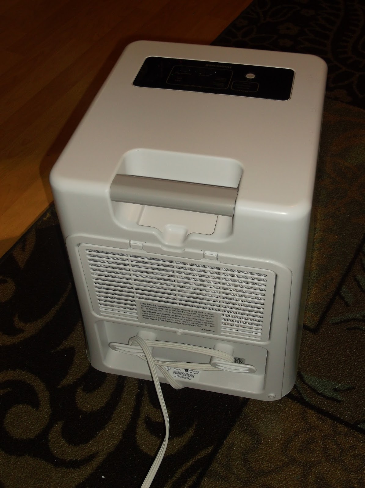 Missys Product Reviews : Honeywell Digital Infrared Heater