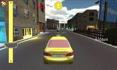 android racing game 3D Taxi