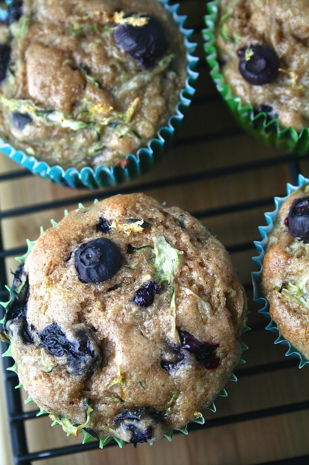 Oregon Transplant Lemon Blueberry Zucchini Muffins