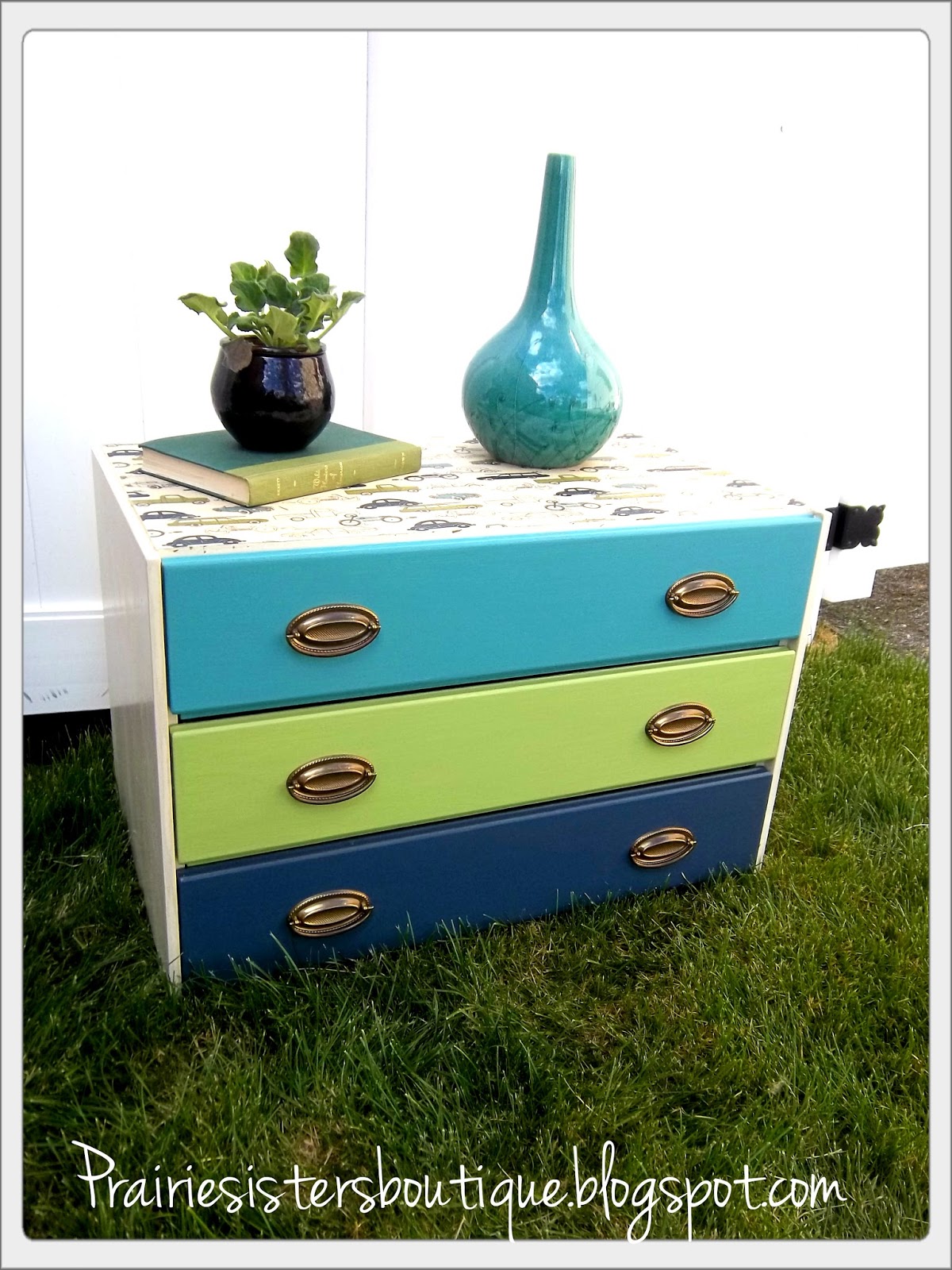 Prairie Sisters...Chic Boutique Funky and Fun Repurposed Dressers....