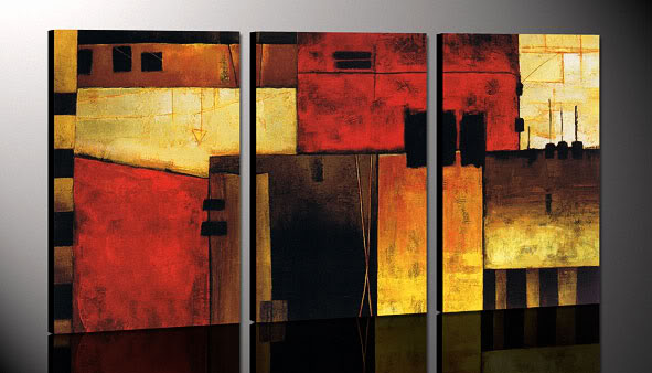 Decoración Minimalista y Contemporánea: Cuadros de arte abstracto para