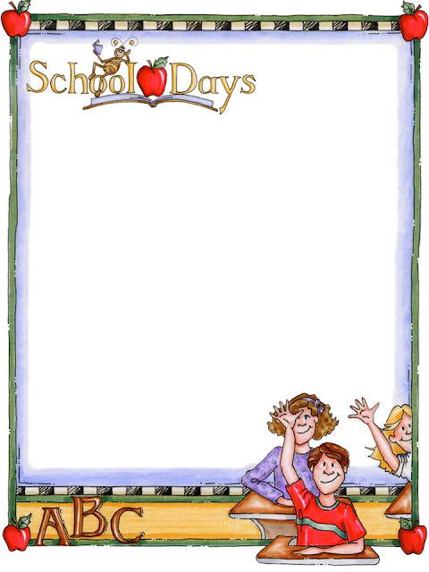 back to school bulletin board writing paper template