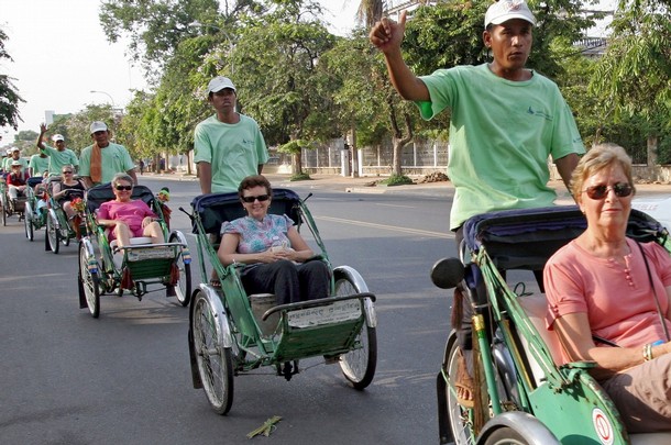 Cyclo ride in Cambodia - YouTube Hanoi Cyclo Tour -   YouTube Cyclo - transport in Cambodia - definition,   usage Phnom Penh Cyclo Tour - Cambodia  Phnom Penh Cyclo   Tour - See Cambodia Differently See Cambodia Crossing   Cambodia: Cyclo Cyclo Tours - Phnom Penh, Cambodia -   Yahoo! Travel "Cycling Tour Cambodia - Angkor Wat Temple   Cycling Adventure Cambodia by bicycle | Bike tours and   cycling holidays in Cambodia Hoian City Tour By Cyclo Half Day - Cambodia Vietnam   tours Phnom Penh Tours and Excursions - Cambodia Tours   Cyclo Tour - Half Day Tours Phnom Penh - Diethelm Travel   Cambodia Cambodia Travel Tips The Cyclo Centre - Cycling   and Biking in Cambodia | Tourism Cambodia Cycling Trip,   Cambodia Classic Tours, Cambodia Dirt Cambodia Cycle   Tours - Asia Adventures Images for Cyclo Tour in   Cambodia Cyclo Tour through Phnom Penh, Cambodia -   YouTube Ride the Cyclo in Phnom Penh, Cambodia - Video   Dailymotion Cyclo ride in Cambodia - YouTube  Architecture Tour - Adventure Tours in Cambodia Cambodia   Vietnam Tour - Essential Indochina Travel [PV-03] PHNOM   PENH CYCLO CITY TOUR - Cambodia Sketch Travel Essential   Vietnam & Cambodia in Vietnam, Asia - G Adventures   Riding The Cambodian Cyclo | Lui in Penh blogs.Cambodia   Tour 15 days | Tour to Cambodia 15 ... - Travel to   Vietnam Phnom Penh Cyclo Tour in Cambodia Hanoi Cyclo   Tour - YouTube Ride the Cyclo in Phnom Penh, Cambodia -   Video Dailymotion  We took a cyclo ride from the Grand Palace in Phnom Penh   back to our hotel - the Mittapheap Hotel. Along the Our   group of 41 singles from Singles in Paradise enjoyed   this cyclo tour in Hanoi as part of our 11-day trip to   The common name for tricycle rickshaws, as used in   Vietnam and Cambodia; ... "Annie Dieselberg and I   decided to take a cyclo tour of the city one morning.   Discover the streets of Phnom Penh with a cyclo tour of   the city. A popular form of transport throughout   Southeast Asia, the cyclo is still widely used in the We   discover the streets of Phnom Penh with a cyclo tour of   the city. A popular form of transport throughout   Southeast Asia, the cyclo is still widely used in the   Our tours focus on buildings erected after Cambodia's   independence in 1953, ... Travelling by cyclo (a   Cambodian bicycle-powered rickshaw) is a special way of    From the French colonial days cyclo's have existed to   take passengers in a relaxing and slightly decadent   method. The Cambodian cyclo is a Cyclo Tours, Phnom Penh   - find photos, descriptions, maps, reviews, and expert   advice on Yahoo! Travel. Exploring the majestic temple   site of Angkor Wat by bike is the ideal way to   experience this World Heritage site in Cambodia.   Cambodia bicycle tours and cycling holidays: cycling and   biking travels in Angkor, Phnom Penh, Battambang,   Kampot, Sihanoukville. Cambodia Private Tours Experience Cambodia through the Eyes of Local Private   Guides! Tour In Cambodia Find and book Cambodia tours and activities on Viator. Cambodia Travel Packages. Great value with tiptop service. TailorMade itinerary   also available We took a cyclo ride from the Grand   Palace in Phnom Penh back to our hotel - the Mittapheap   Hotel. Along the way we rode along the water Ride the   Cycle Richshaw (Cyclo) to Wat Phnom which is the   legendary founding place of Phnom Penh in  Cyclo Tour   through Phnom Penh, Cambodia. damienrx7. Subscribe   Subscribed Unsubscribe Cambodia Cycle Tours: Excellent   cycling tours throughout Cambodia, discover ancient   temples, traditional villages, and wonderful smiling   children Cambodia Cycling Trips, Cambodia Dirt Bike   Tours, Cambodia Classic Tours, Cambodia Biking Tours,   Cambodia Bike Tours, since 1999, Best Price Cyclos   (pronounced see-cloe) are an integral part of the Phnom   Penh landscape. These iconic vehicles, first introduced   in 1936, remain one of the best and Outdated information   for visiting Cambodia -- concrete tips from arrival at   the airport ... A cyclo ride costs about half of what a   moto ride costs, though visitors are Visit Phnom Penh   city by cyclo to discover its beautiful colonial   architecture. Get an idea of Phnom Penh's architectural   fusion from colonial to modern post Phnom Penh Discovery   Tour. Explore Phnom Penh by cyclo. Learn about   Cambodia's connection with France and Vietnam at the   Independence and Cambodia Hoian City Tour By Cyclo Half   Day, Hoian City Tour, Tour Hoian 1 Day, Hoian Tour 1   Day, Tour to Hoian 1 Day. Ride the Cycle Richshaw   (Cyclo) to Wat Phnom which is the legendary founding   place of Phnom Penh in Cambodia. Explore Phnom Penh by   cyclo! Learn about Cambodia's connection with France and   Vietnam at the Indepen In the afternoon, start cyclo-  tour (cyclo, the Cambodian traditional transportation   means) along the Mekong River to visit Wat Phnom where   first pagoda was  I did took a Cambodian cyclo ride a   couple of years ago and sadly I didn't get to take a   photo and since I made a 'sort-of' promise not to ride a   Essential Vietnam & Cambodia ... Witness the heights of   Cambodia's past at Angkor Wat and contemplate its lows   walking the ... Cyclo tour of the colonial district.   Discover the city on a cyclo! [PV-03] PHNOM PENH CYCLO   CITY TOUR Departure: Phnom Penh. Cruise the city aboard   a “cyclo” – a famous bicycle taxi After touching down in   Cambodia's capital, take a city tour by cyclo to learn   about the country's history and culture. Visit the   historic displays at the National This tour explores   central Phnom Penh and includes Colonial buildings as   ... Traveling by cyclo (a Cambodian bicycle-powered   rickshaw) is a special way of Glimpse of Cambodia   (5days/4 nights or 7 days/6 nights) Code: CPSV4-A /   CPSV6-A Siem Reap. Angkor Wat Archaeological Park. Cyclo   tour. The Royal 